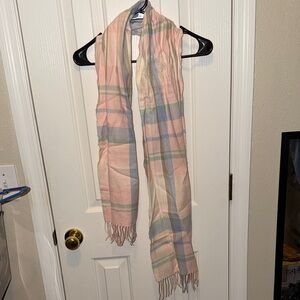 Pastel Plaid Scarf